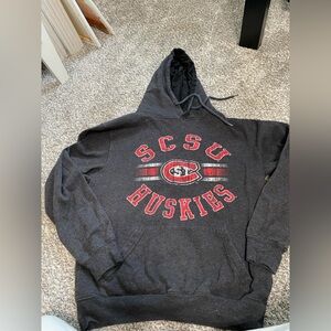 Colosseum Gray Hooded Sweatshirt